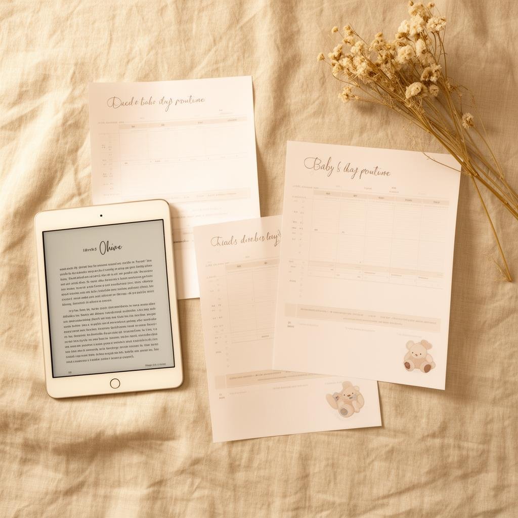 Kit digital Sono do Bebê: e-book, planner e checklists